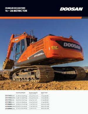 Excavadoras de orugas Doosan DX170LC-5