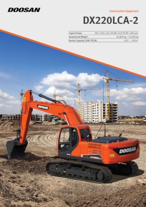 Excavadoras de orugas Doosan DX220LCA-2