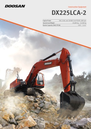 Excavadoras de orugas Doosan DX225LCA-2