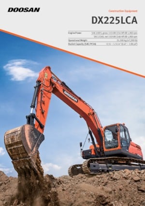 Excavadoras de orugas Doosan DX225LCA