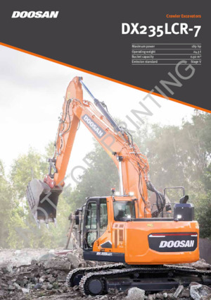 Excavadoras de orugas Doosan DX235LCR-7