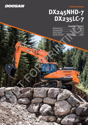 Excavadoras de orugas Doosan DX245NHD-7