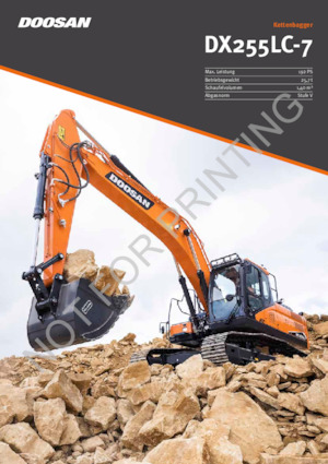 Excavadoras de orugas Doosan DX255LC-7