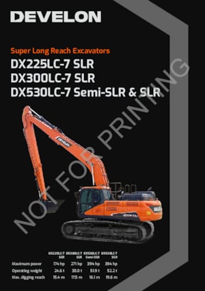Excavadoras de orugas Develon DX225LC-7 