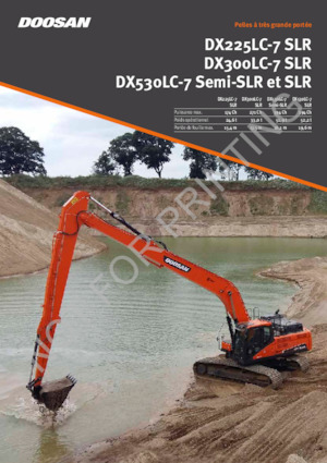Excavadoras de orugas eléctricas Doosan DX300LC-7 SLR