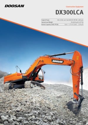 Excavadoras de orugas eléctricas Doosan DX300LCA