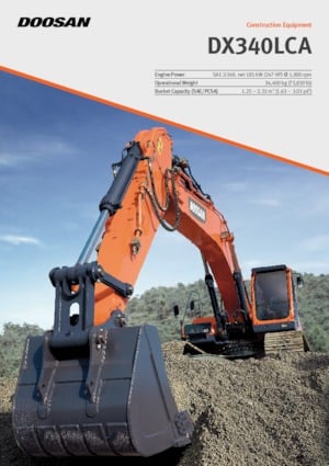 Excavadoras de orugas Doosan DX340LCA