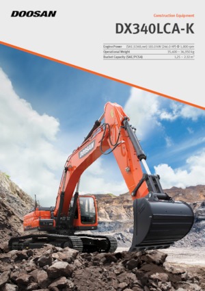 Excavadoras de orugas Doosan DX340LCA-K