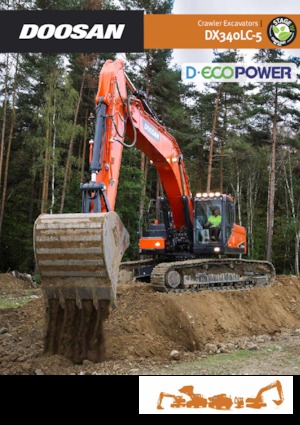 Excavadoras de orugas Doosan DX340NLC-5