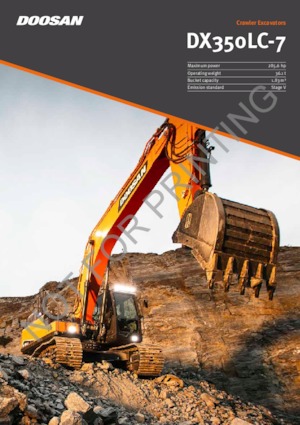 Excavadoras de orugas Doosan DX350LC-7