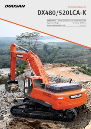 Excavadoras de orugas Doosan DX480LCA-K