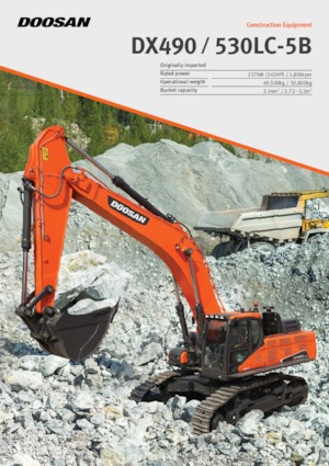 Excavadoras de orugas Doosan DX530LC-5B