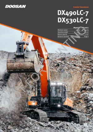 Excavadoras de orugas Doosan DX530LC-7