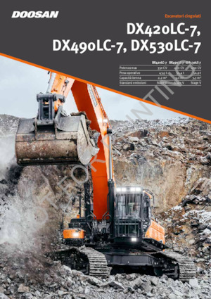 Excavadoras de orugas Doosan DX530LC-7