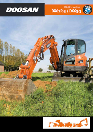 Excavadoras de orugas Doosan DX62R-3