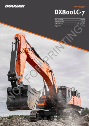 Excavadoras de orugas Doosan DX800LC-7