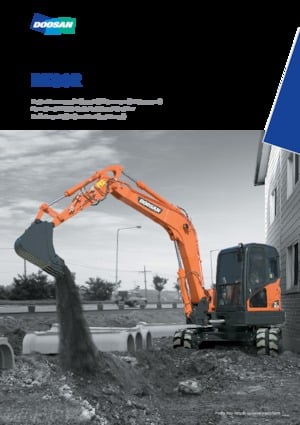 Excavadoras de orugas Doosan DX80R