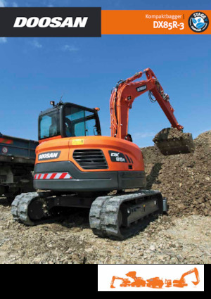 Excavadoras de orugas Doosan DX85R-3