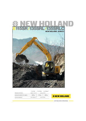 Excavadoras de orugas New Holland E 115 SR