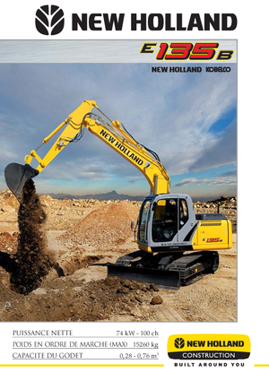 Excavadoras de orugas New Holland E135B