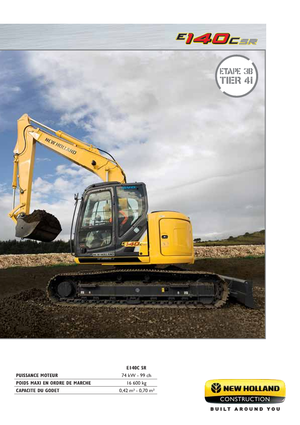 Excavadoras de orugas New Holland E140C SR LC
