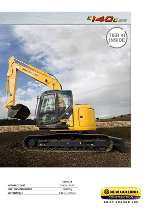 Excavadoras de orugas New Holland E140C SR LC