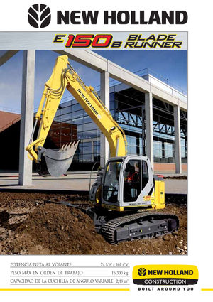 Excavadoras de orugas New Holland E 150 B Blade Runner
