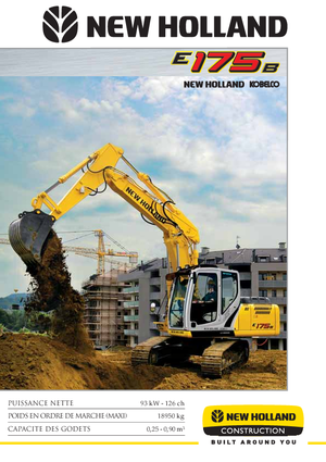 Excavadoras de orugas New Holland E 175 B