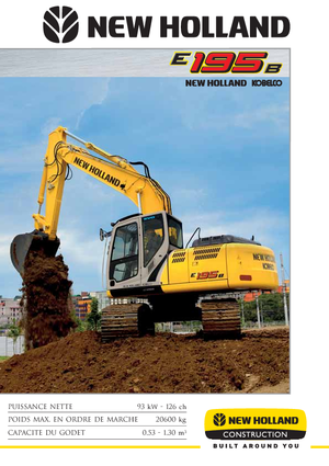 Excavadoras de orugas New Holland E 195 B EL