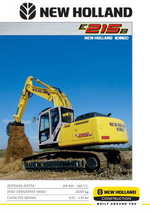 Excavadoras de orugas New Holland E 215 B EL