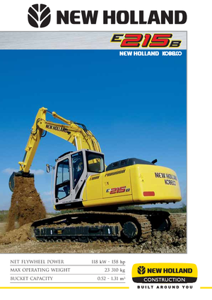 Excavadoras de orugas New Holland E 215 B EL
