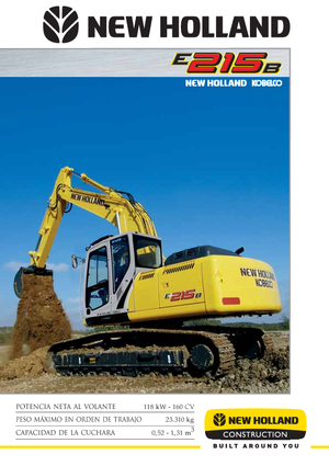 Excavadoras de orugas New Holland E 215 B EL