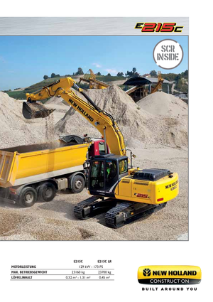 Excavadoras de orugas New Holland E215C LC
