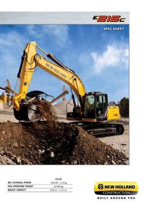 Excavadoras de orugas New Holland E215C LC