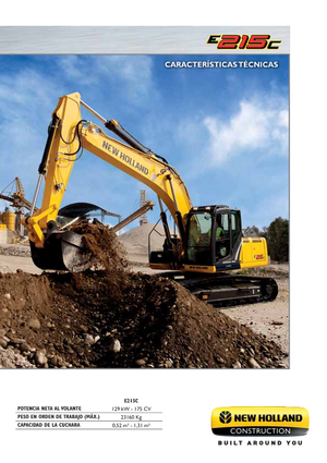 Excavadoras de orugas New Holland E215C LC