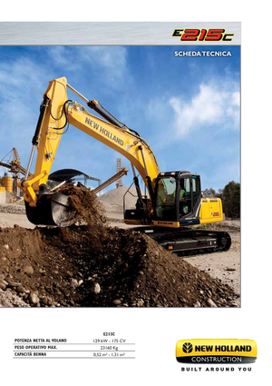 Excavadoras de orugas New Holland E215C LC