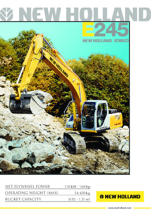 Excavadoras de orugas New Holland E 245