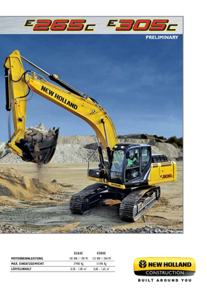 Excavadoras de orugas New Holland E305C