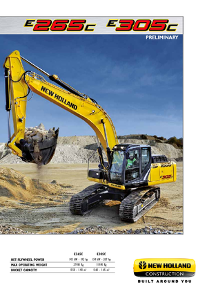Excavadoras de orugas New Holland E305C