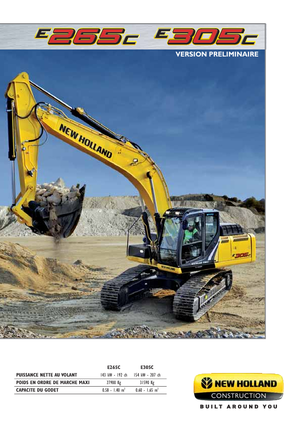Excavadoras de orugas New Holland E305C