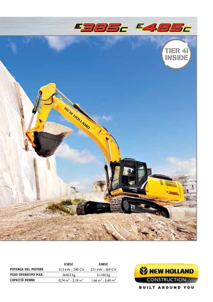 Excavadoras de orugas New Holland E385C LC