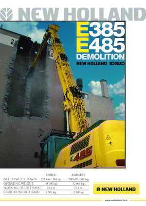 Excavadoras de orugas New Holland E 385