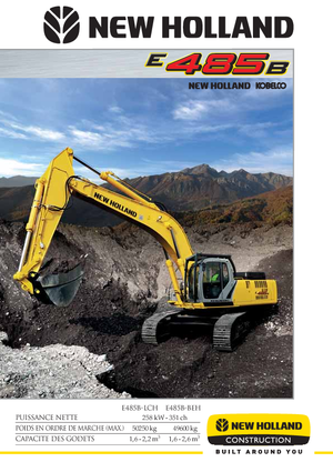Excavadoras de orugas New Holland E 485 B BEH