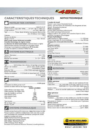 Excavadoras de orugas New Holland E485C LCH