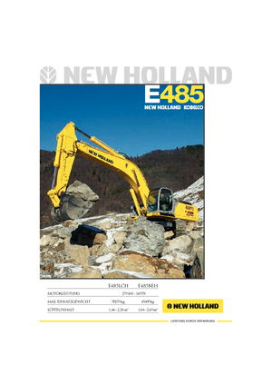 Excavadoras de orugas New Holland E 485