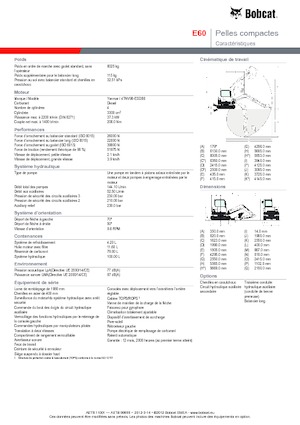 Excavadoras de orugas Bobcat E 60