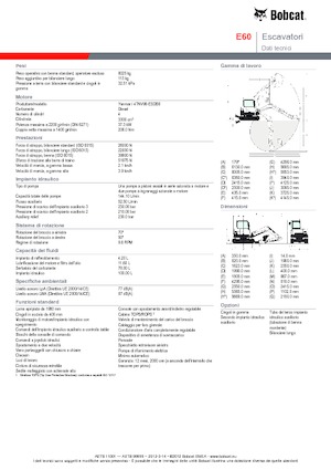 Excavadoras de orugas Bobcat E 60