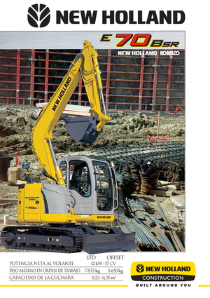 Excavadoras de orugas New Holland E 70 B SR