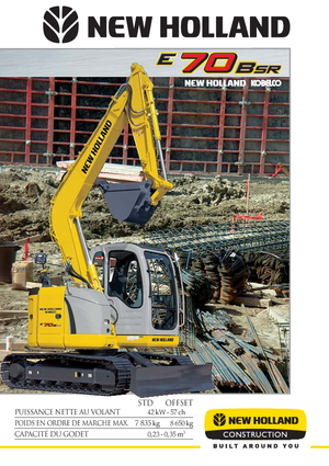 Excavadoras de orugas New Holland E 70 B SR
