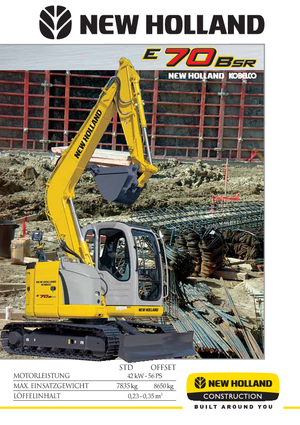 Excavadoras de orugas New Holland E 70 B SR